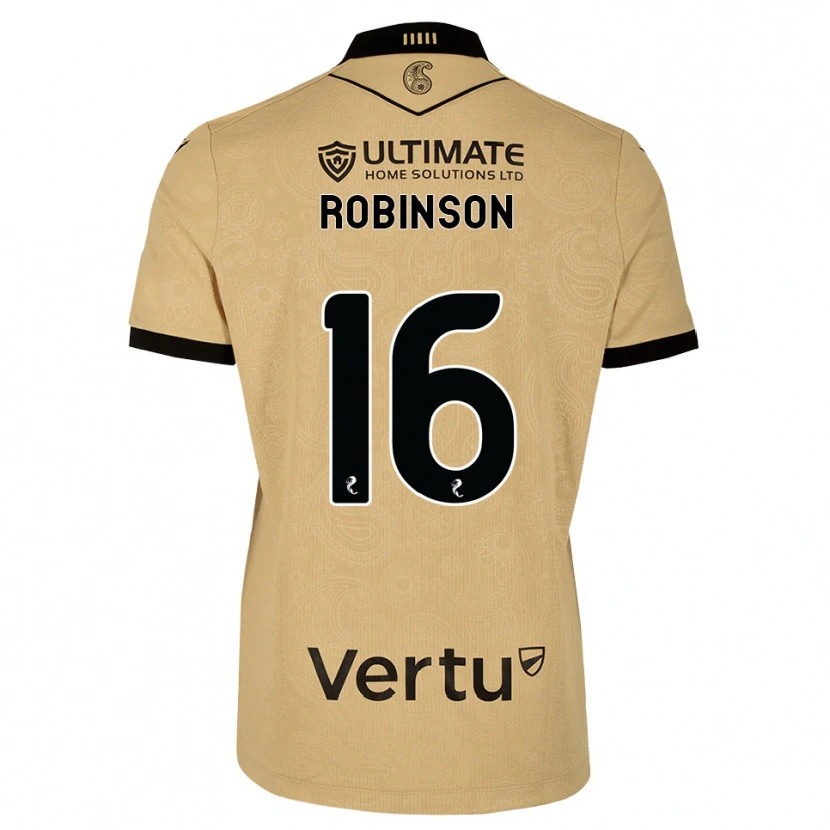 Danxen Men Sam Robinson #16 Burlywood Black Away Jersey 2026/27 T-Shirt