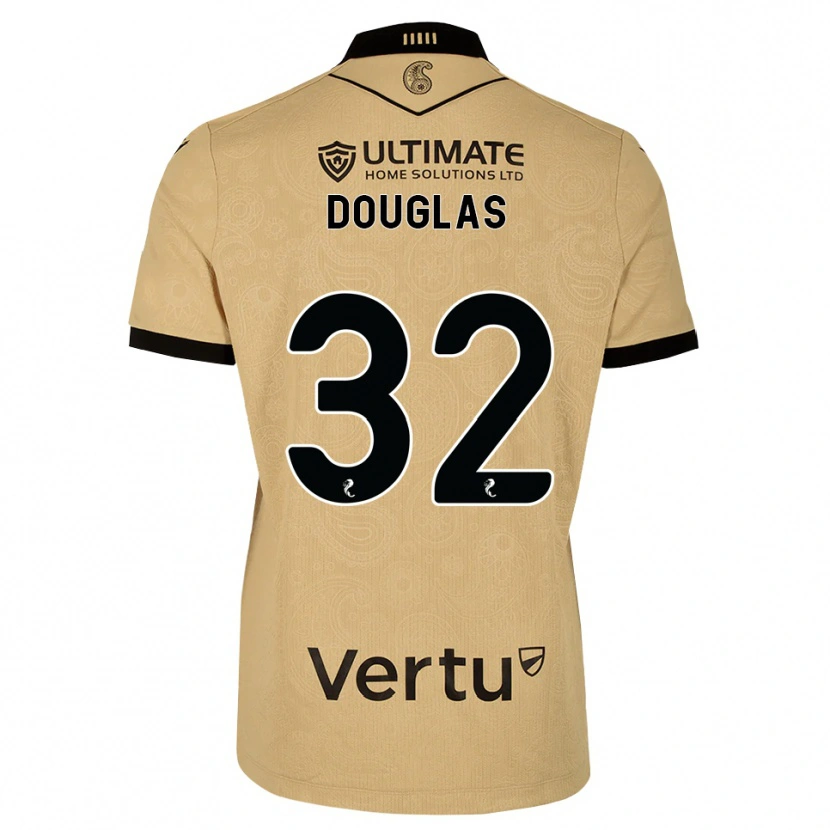 Danxen Men Luke Douglas #32 Burlywood Black Away Jersey 2026/27 T-Shirt