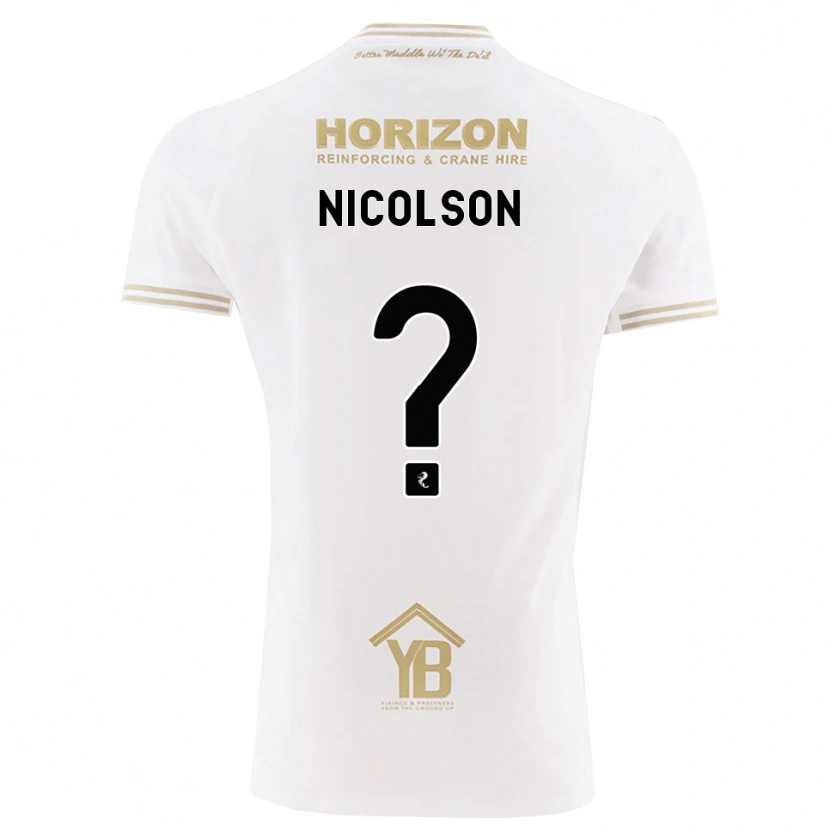 Danxen Men Amanda Nicolson #0 Wheat White Away Jersey 2026/27 T-Shirt