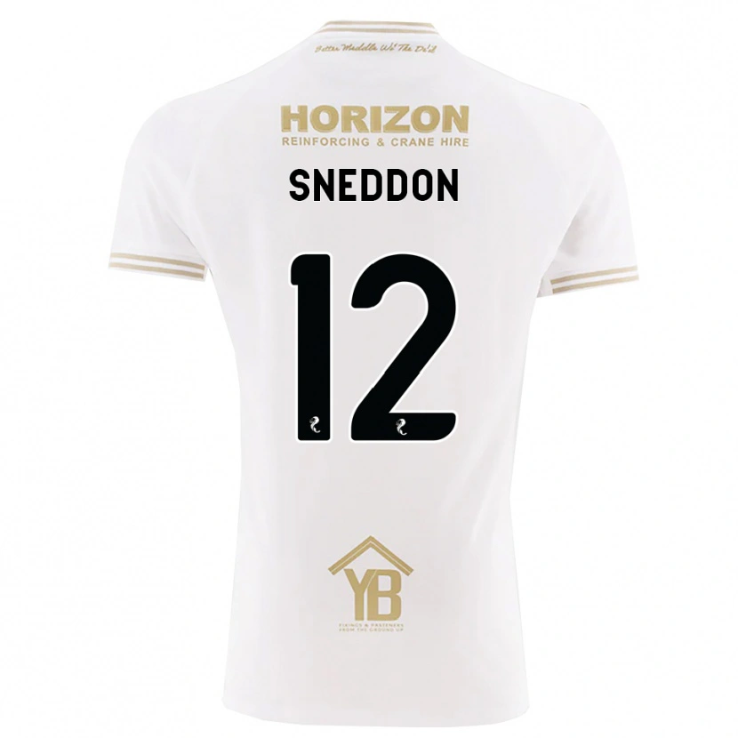 Danxen Men Jamie Sneddon #12 Wheat White Away Jersey 2026/27 T-Shirt