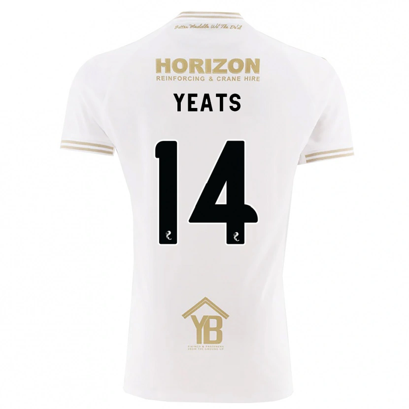 Danxen Men Finn Yeats #14 Wheat White Away Jersey 2026/27 T-Shirt