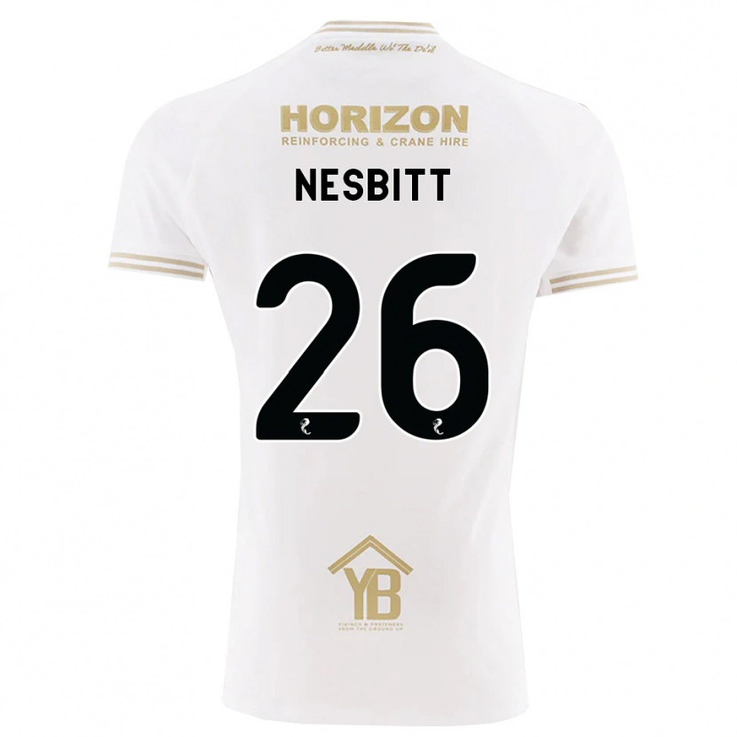 Danxen Men Aidan Nesbitt #26 Wheat White Away Jersey 2026/27 T-Shirt