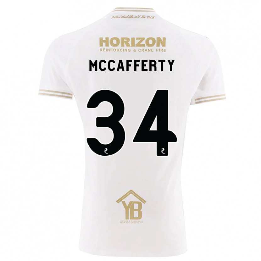 Danxen Men Flynn Mccafferty #34 Wheat White Away Jersey 2026/27 T-Shirt