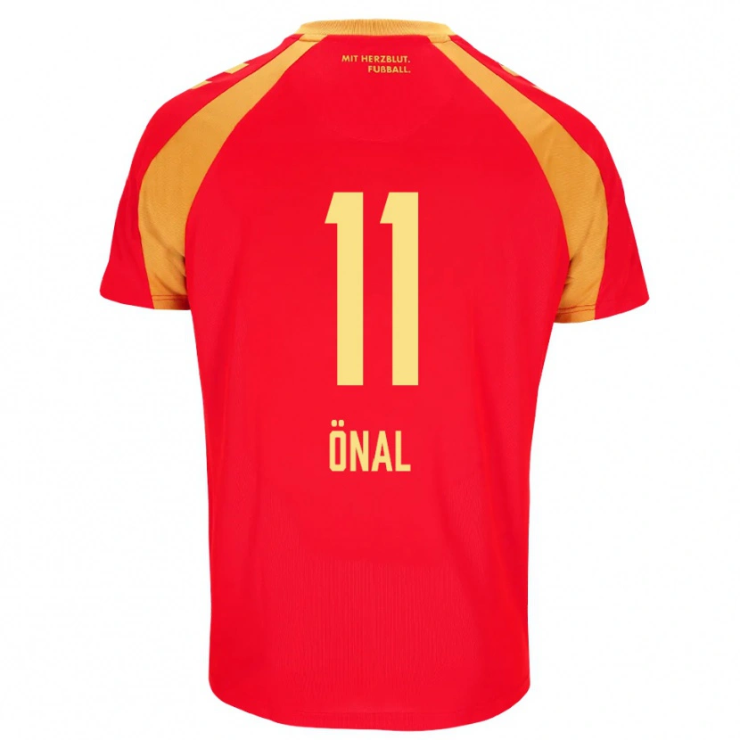 Danxen Men Umut Önal #11 Red Orange Black Away Jersey 2026/27 T-Shirt