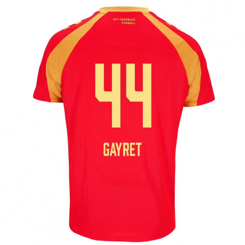 Danxen Men Timur Gayret #44 Red Orange Black Away Jersey 2026/27 T-Shirt