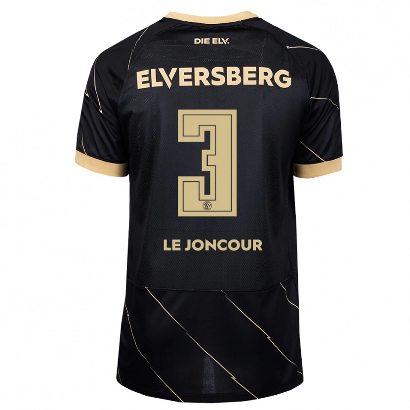 Danxen Men Florian Le Joncour #3 Black Brown Away Jersey 2026/27 T-Shirt