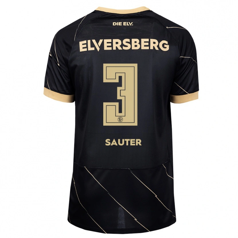 Danxen Men Luca Sauter #3 Black Brown Away Jersey 2026/27 T-Shirt