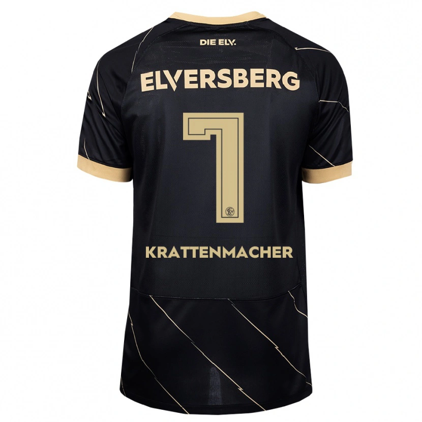Danxen Men Maurice Krattenmacher #7 Black Brown Away Jersey 2026/27 T-Shirt