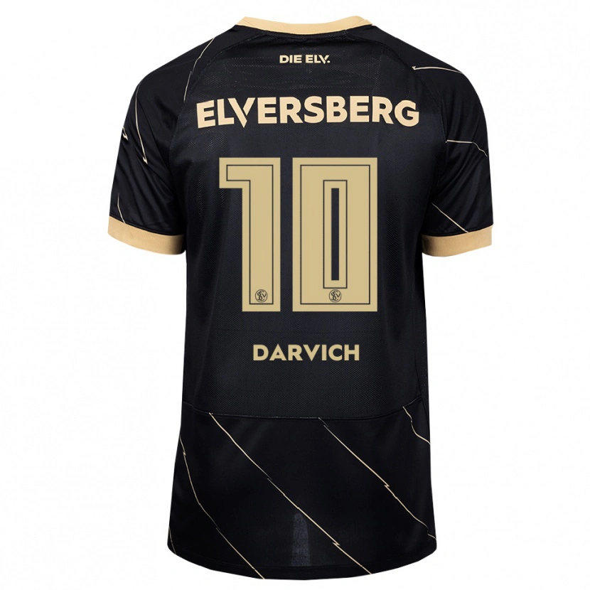 Danxen Men Noah Darvich #10 Black Brown Away Jersey 2026/27 T-Shirt