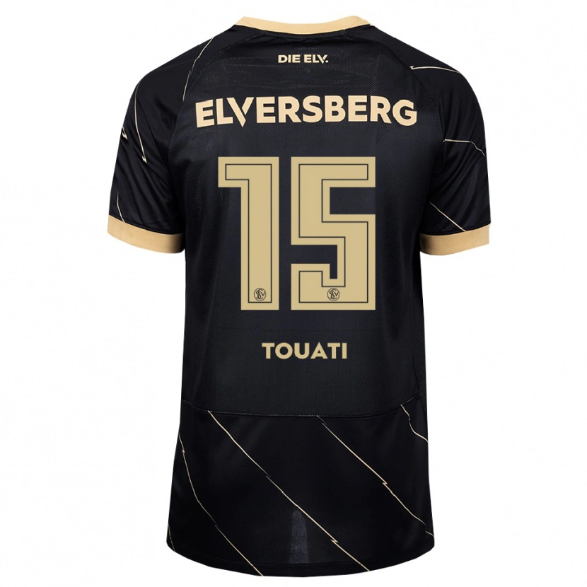 Danxen Men Naserdine Touati #15 Black Brown Away Jersey 2026/27 T-Shirt