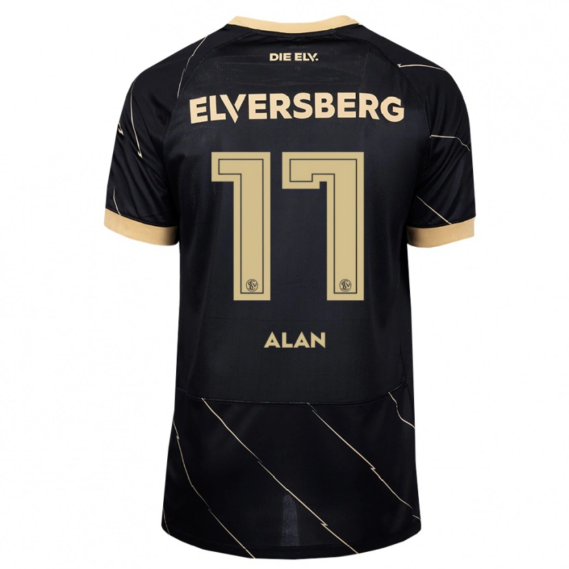 Danxen Men Alan Rodriguez #17 Black Brown Away Jersey 2026/27 T-Shirt
