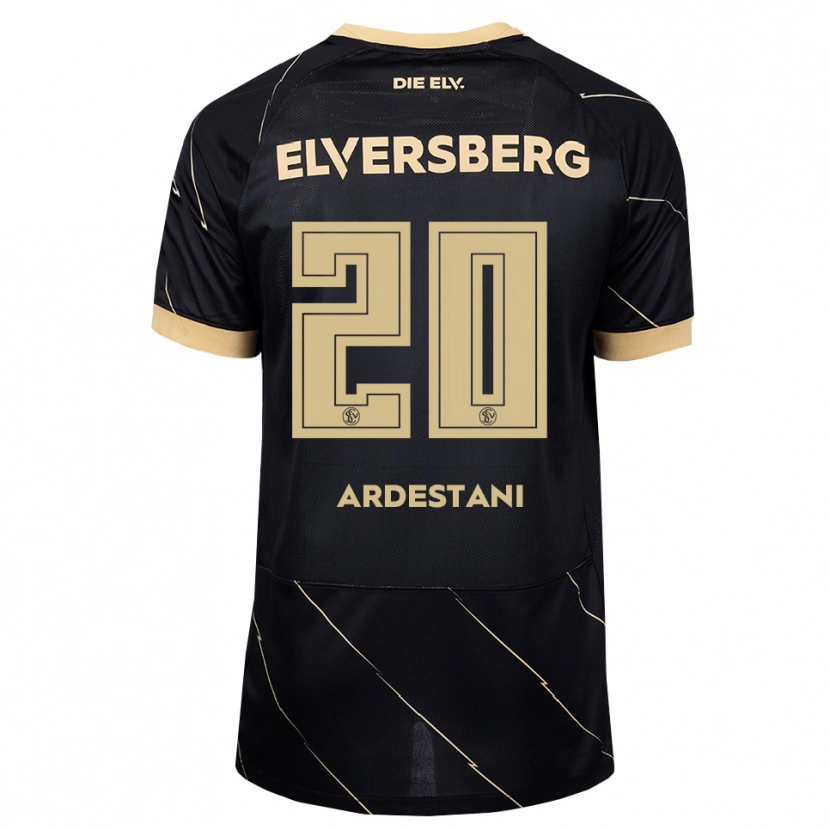 Danxen Men Arman Ardestani #20 Black Brown Away Jersey 2026/27 T-Shirt