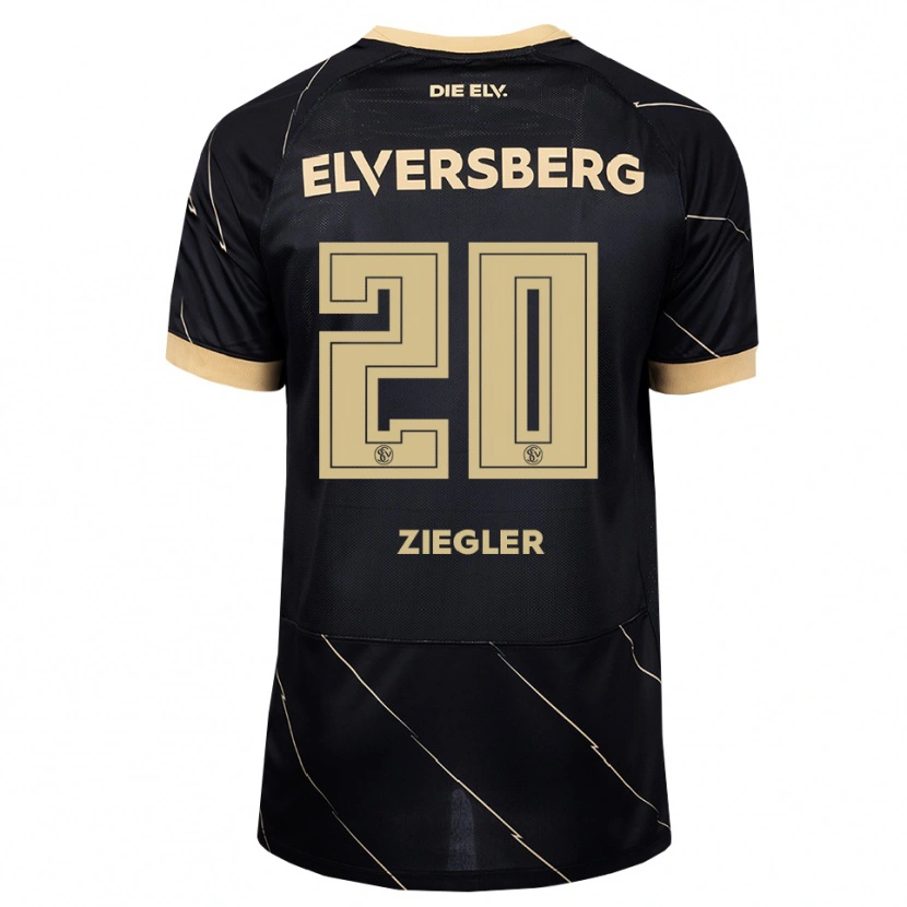 Danxen Men Anton Ziegler #20 Black Brown Away Jersey 2026/27 T-Shirt