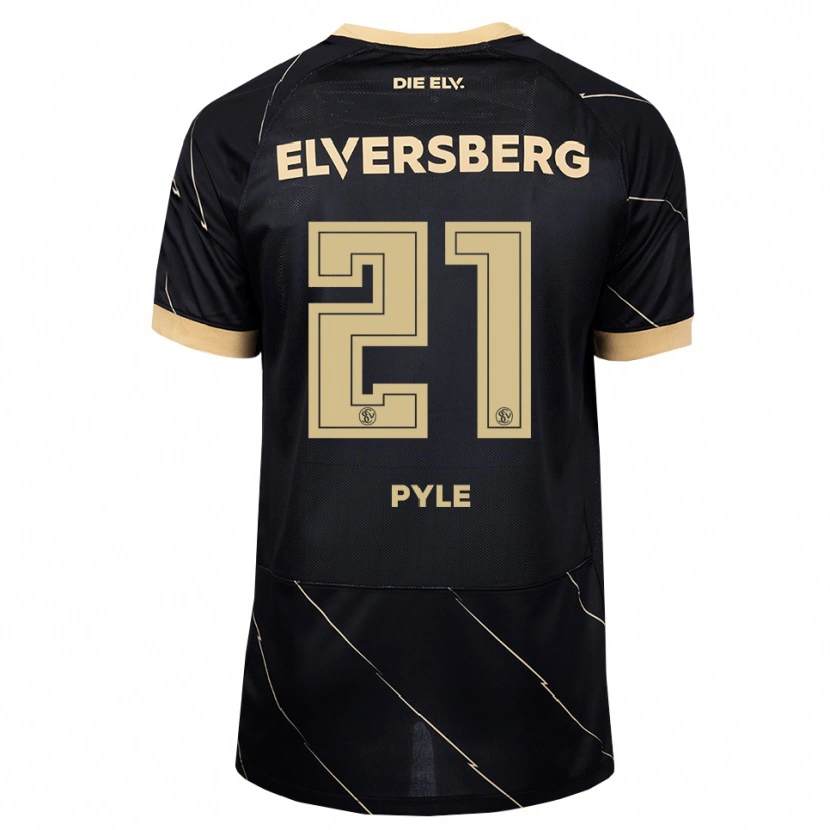 Danxen Men David Pyle #21 Black Brown Away Jersey 2026/27 T-Shirt