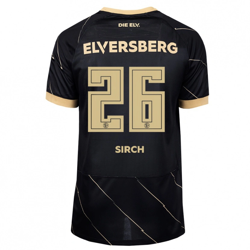 Danxen Men Luca Sirch #26 Black Brown Away Jersey 2026/27 T-Shirt