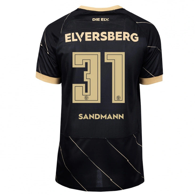Danxen Men Amanda Sandmann #31 Black Brown Away Jersey 2026/27 T-Shirt