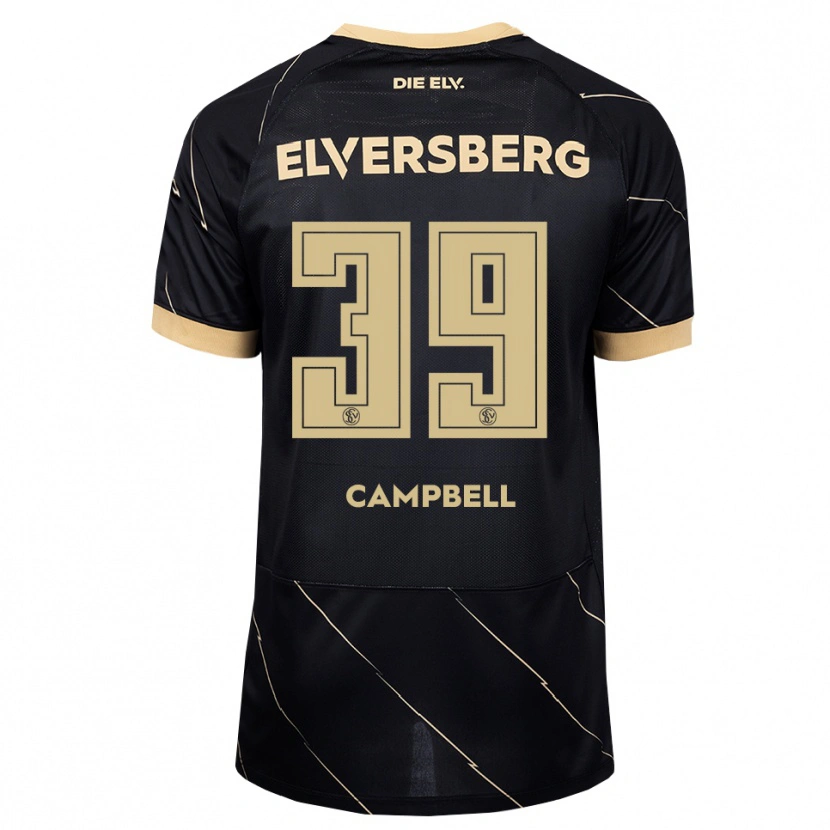 Danxen Men Cole Campbell #39 Black Brown Away Jersey 2026/27 T-Shirt