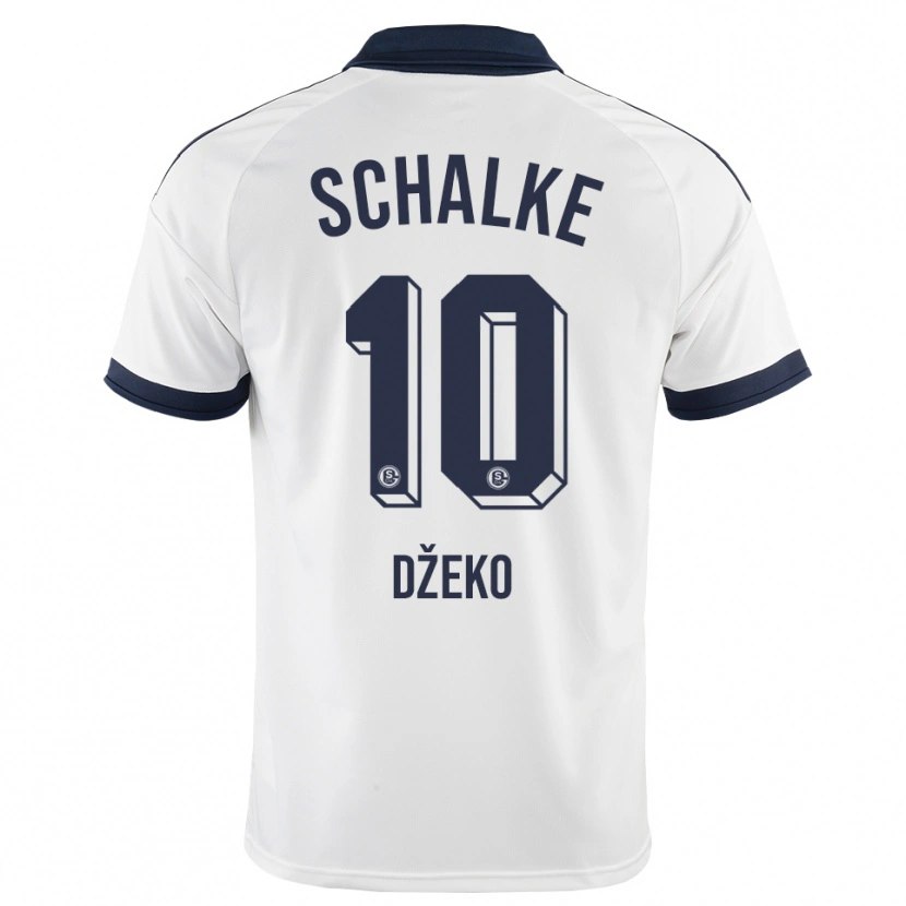 Danxen Men Edin Dzeko #10 Black White Away Jersey 2026/27 T-Shirt