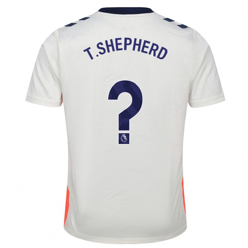 Danxen Men Talon Shepherd #0 White Orange Royal Blue Away Jersey 2026/27 T-Shirt