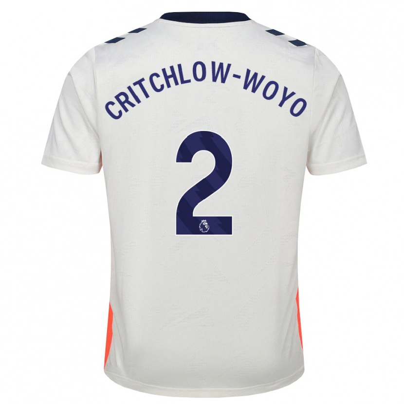 Danxen Men Tionne Critchlow-Woyo #2 White Orange Royal Blue Away Jersey 2026/27 T-Shirt