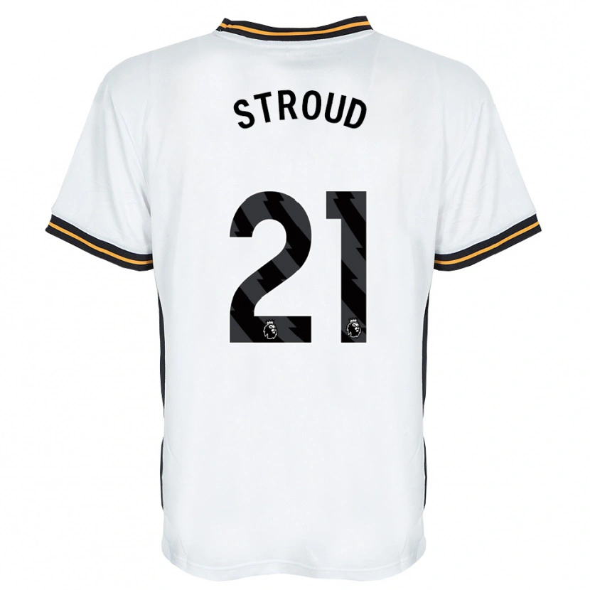 Danxen Men Elliot Stroud #21 White Orange Black Away Jersey 2026/27 T-Shirt