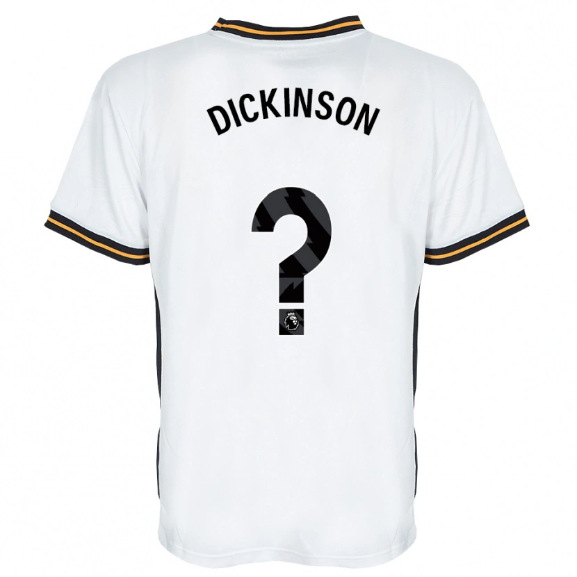 Danxen Men George Dickinson #0 White Orange Black Away Jersey 2026/27 T-Shirt