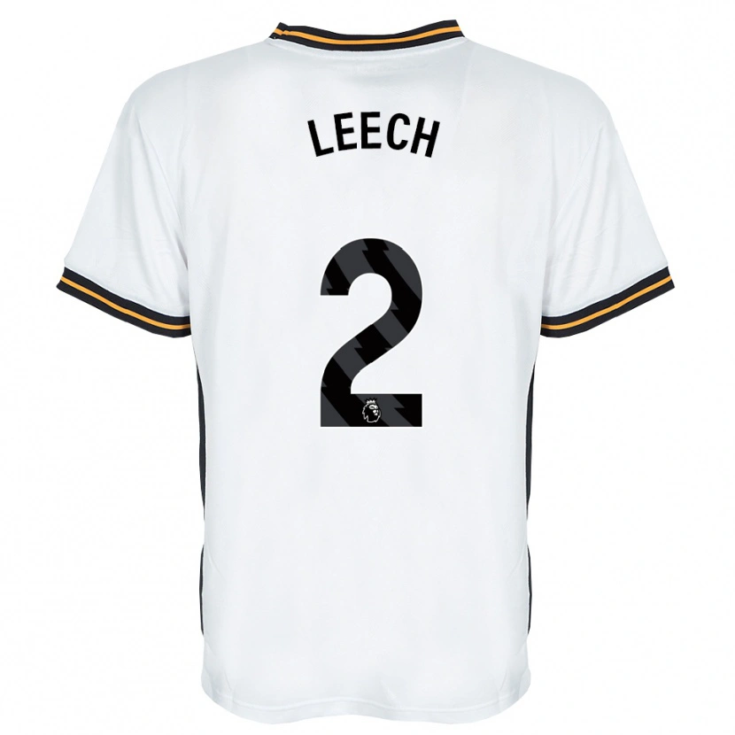 Danxen Men Rory Leech #2 White Orange Black Away Jersey 2026/27 T-Shirt