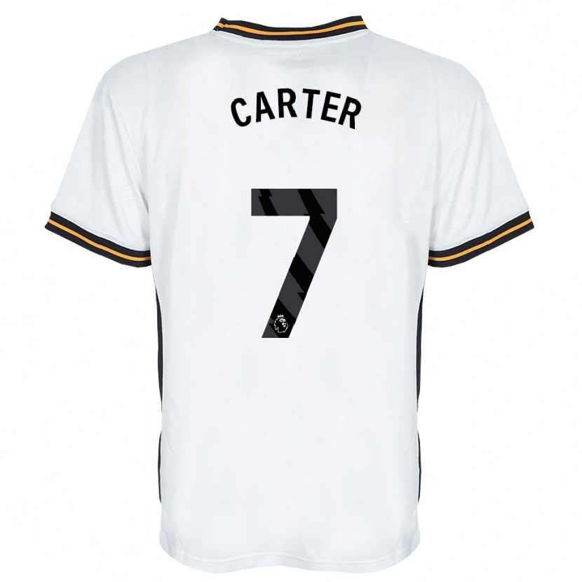 Danxen Men Ramell Carter #7 White Orange Black Away Jersey 2026/27 T-Shirt