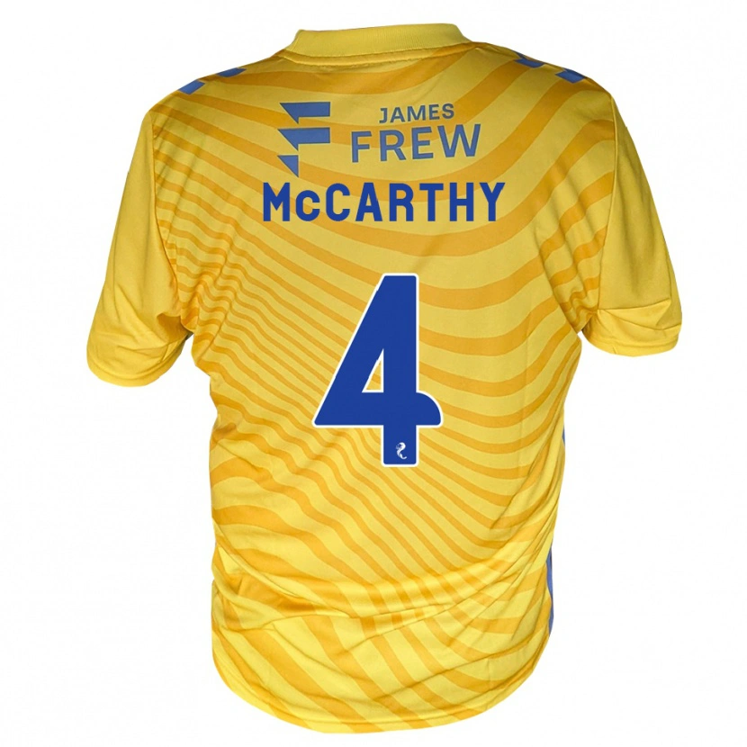 Danxen Men Cathal Mccarthy #4 Royalblue Yellow Away Jersey 2026/27 T-Shirt