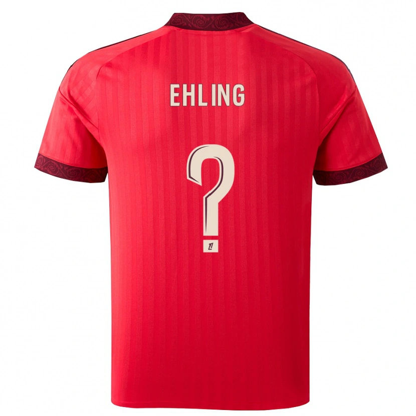 Danxen Men Thibaut Ehling #0 Burgundy Red White Away Jersey 2026/27 T-Shirt