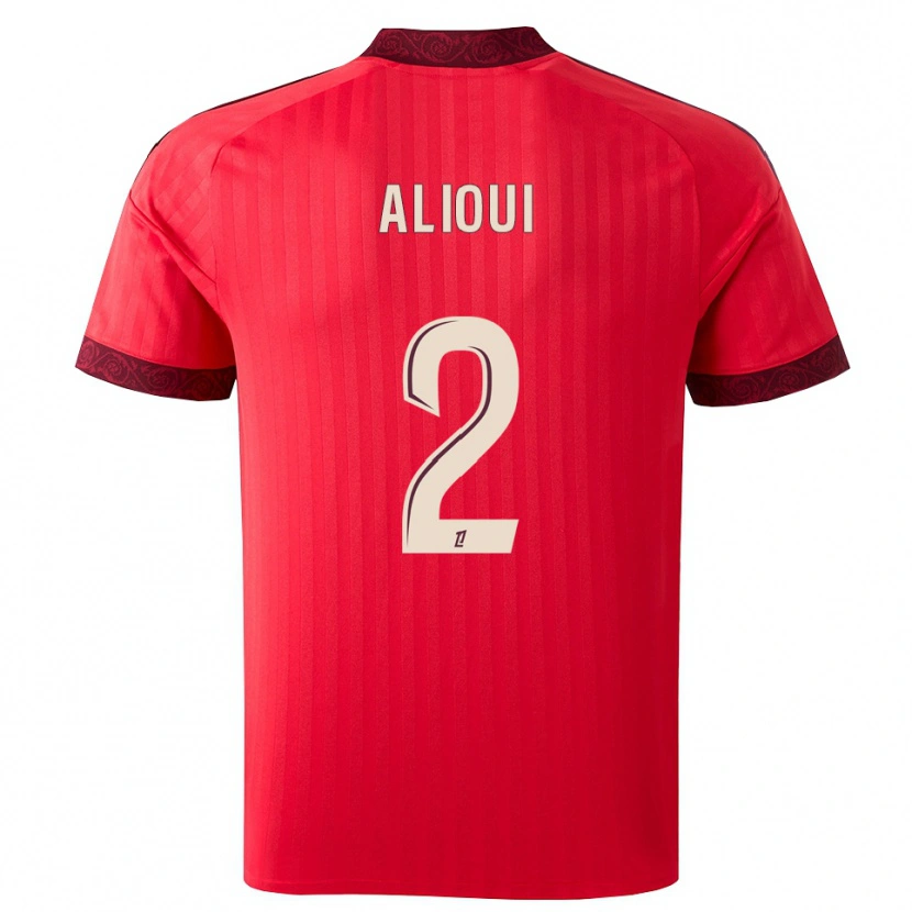 Danxen Men Adam Alioui #2 Burgundy Red White Away Jersey 2026/27 T-Shirt