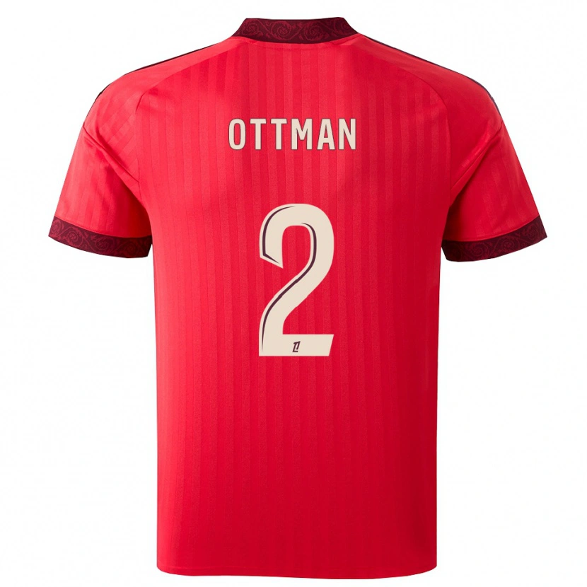 Danxen Men Ottman Katırağ #2 Burgundy Red White Away Jersey 2026/27 T-Shirt