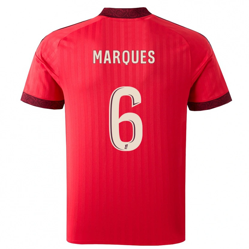 Danxen Men Joss Marques #6 Burgundy Red White Away Jersey 2026/27 T-Shirt