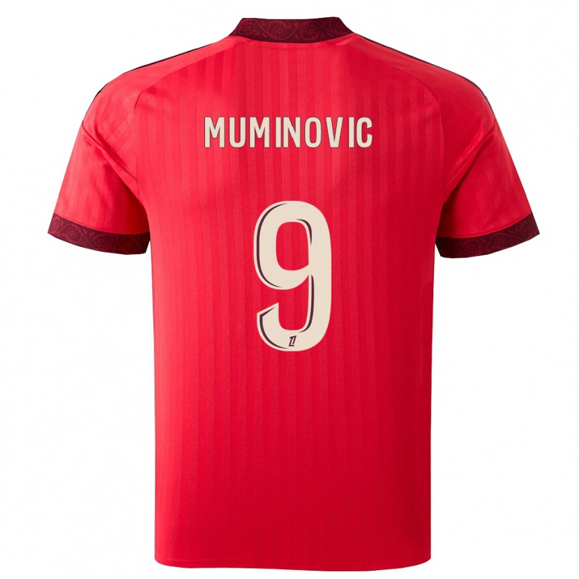Danxen Men Ajdin Muminovic #9 Burgundy Red White Away Jersey 2026/27 T-Shirt