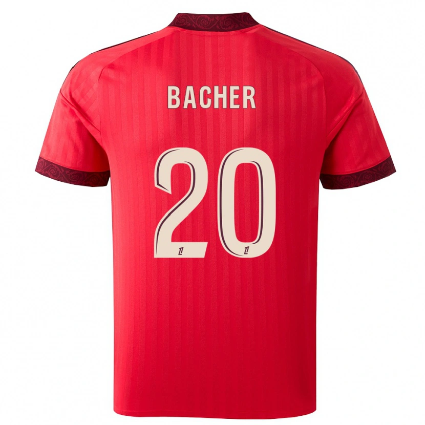 Danxen Men Felix Bacher #20 Burgundy Red White Away Jersey 2026/27 T-Shirt