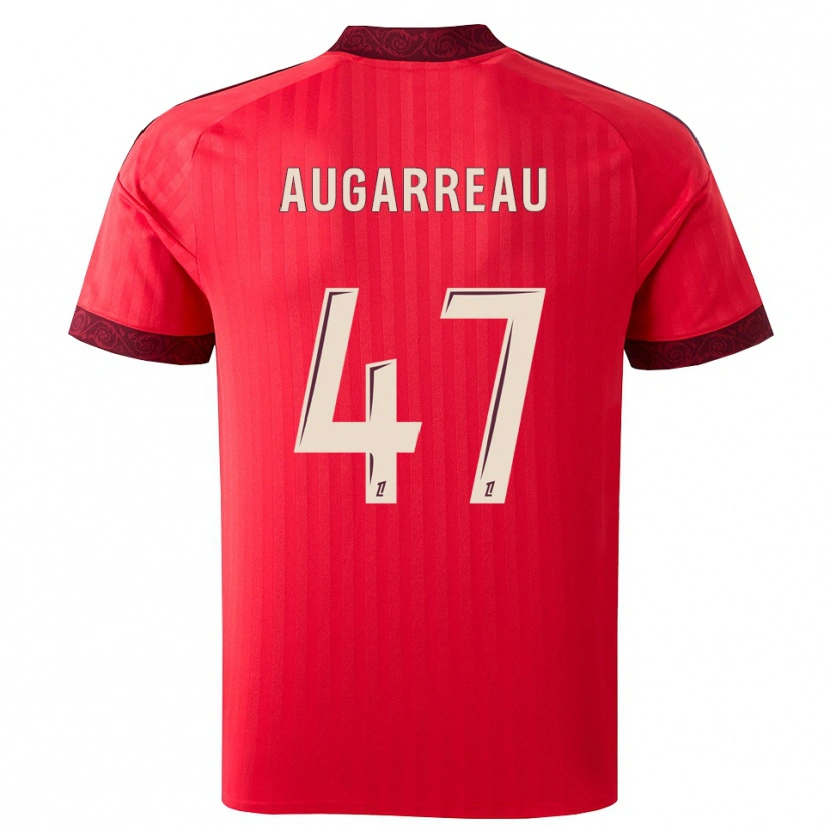 Danxen Men Sofiane Augarreau #47 Burgundy Red White Away Jersey 2026/27 T-Shirt