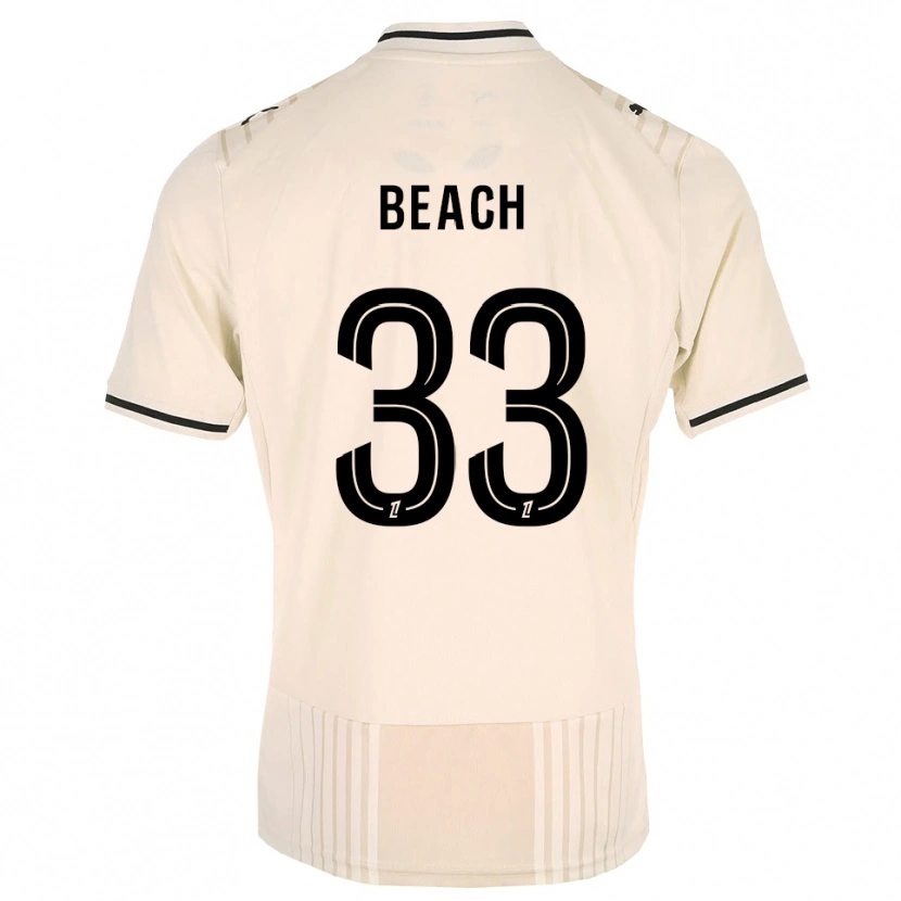 Danxen Men Patrick Beach #33 Oldlace Black Antiquewhite Away Jersey 2026/27 T-Shirt