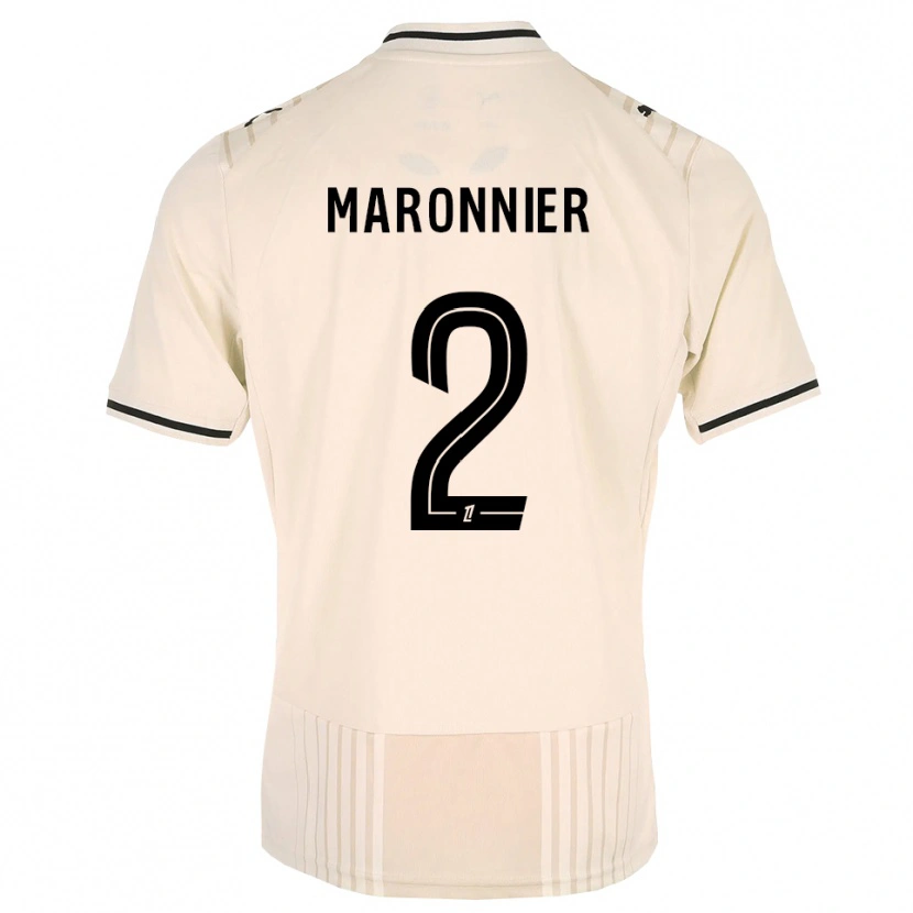 Danxen Men Lucas Maronnier #2 Oldlace Black Antiquewhite Away Jersey 2026/27 T-Shirt