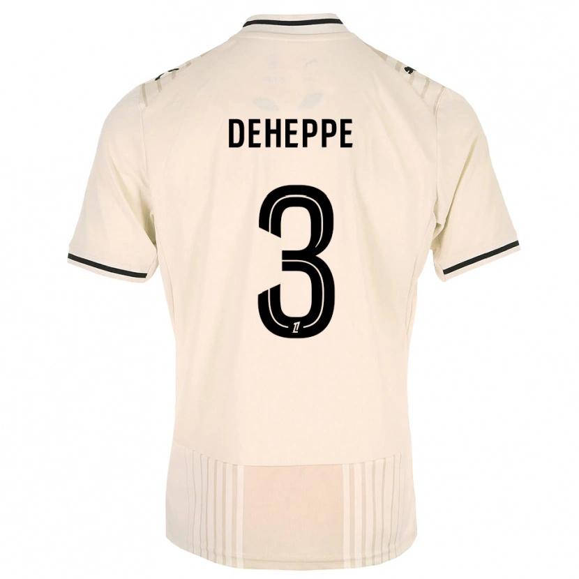 Danxen Men Nathan Deheppe #3 Oldlace Black Antiquewhite Away Jersey 2026/27 T-Shirt