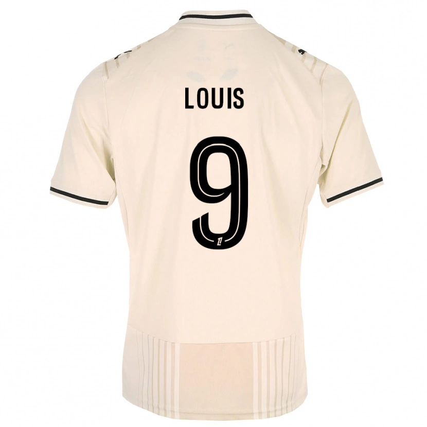Danxen Men Thémis Louis #9 Oldlace Black Antiquewhite Away Jersey 2026/27 T-Shirt