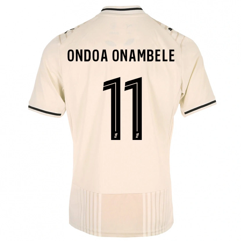 Danxen Men Fred Ondoa Onambele #11 Oldlace Black Antiquewhite Away Jersey 2026/27 T-Shirt