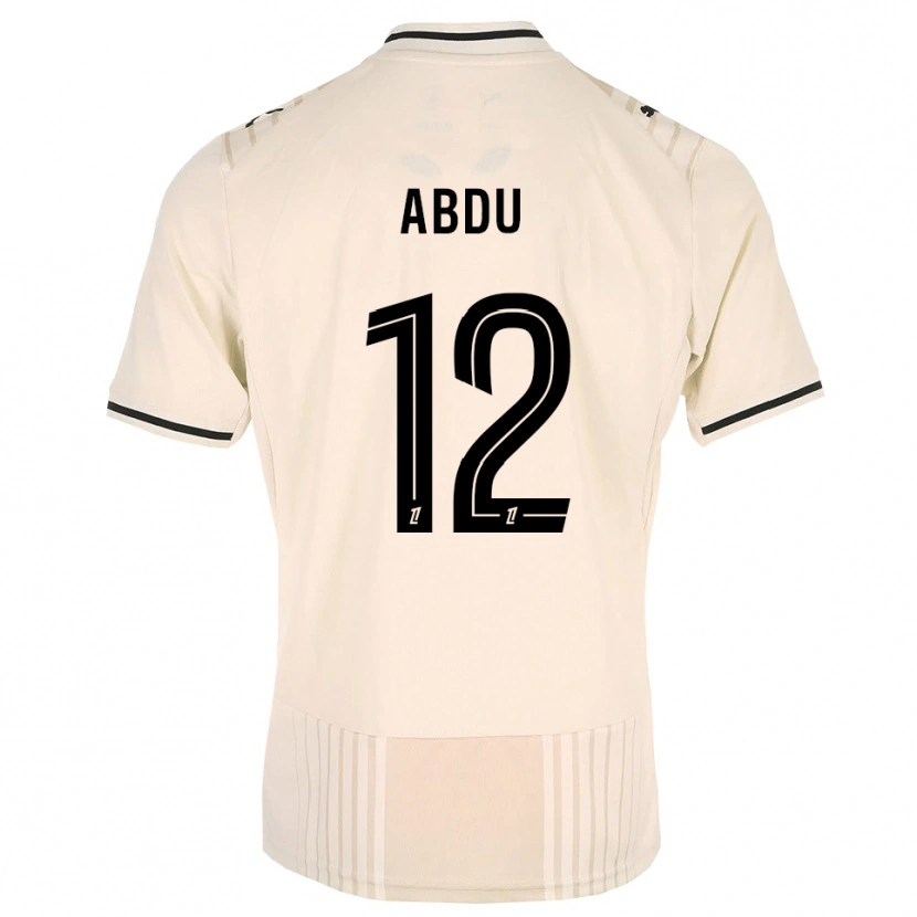 Danxen Men Abdu Conté #12 Oldlace Black Antiquewhite Away Jersey 2026/27 T-Shirt