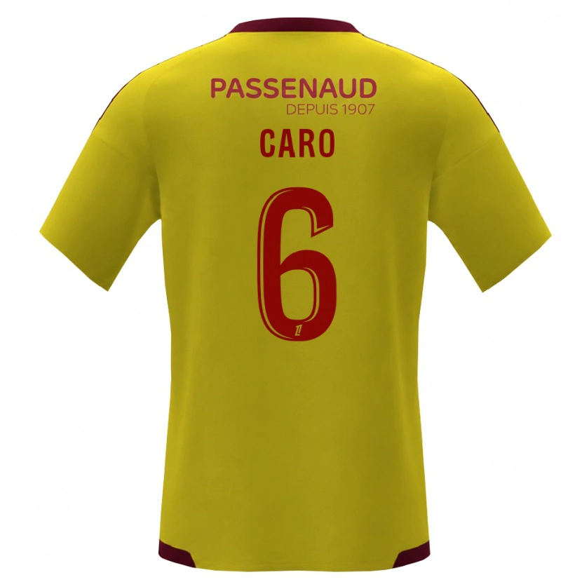 Danxen Men Titouan Caro #6 Yellow Red Green Away Jersey 2026/27 T-Shirt