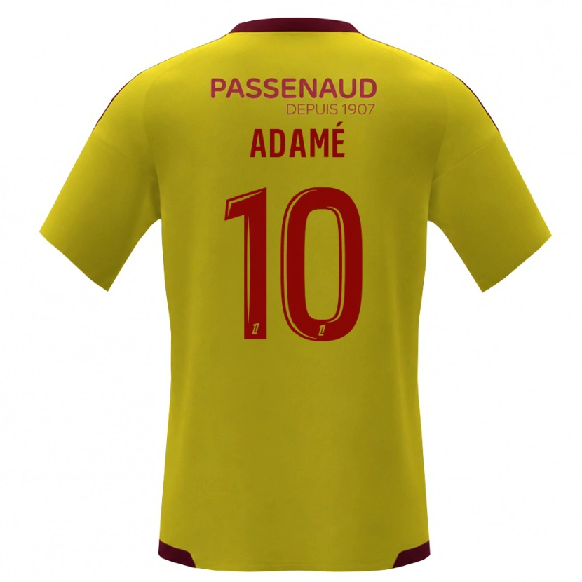 Danxen Men Niyad Adamé #10 Yellow Red Green Away Jersey 2026/27 T-Shirt