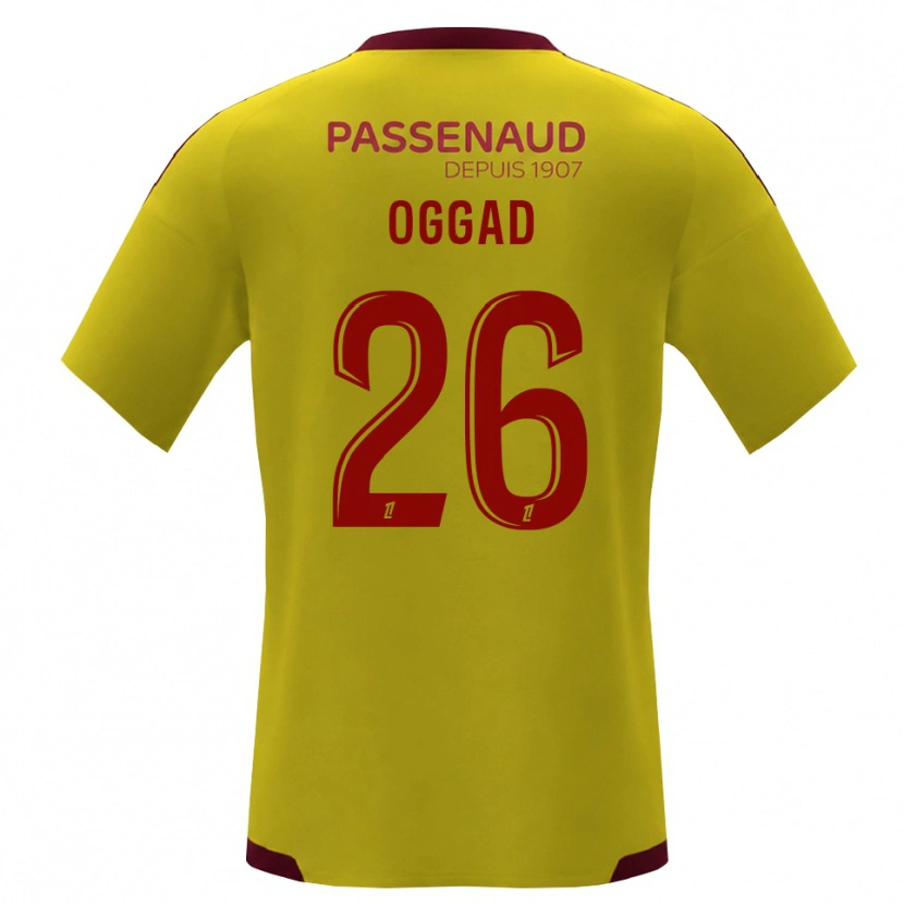Danxen Men Brice Oggad #26 Yellow Red Green Away Jersey 2026/27 T-Shirt