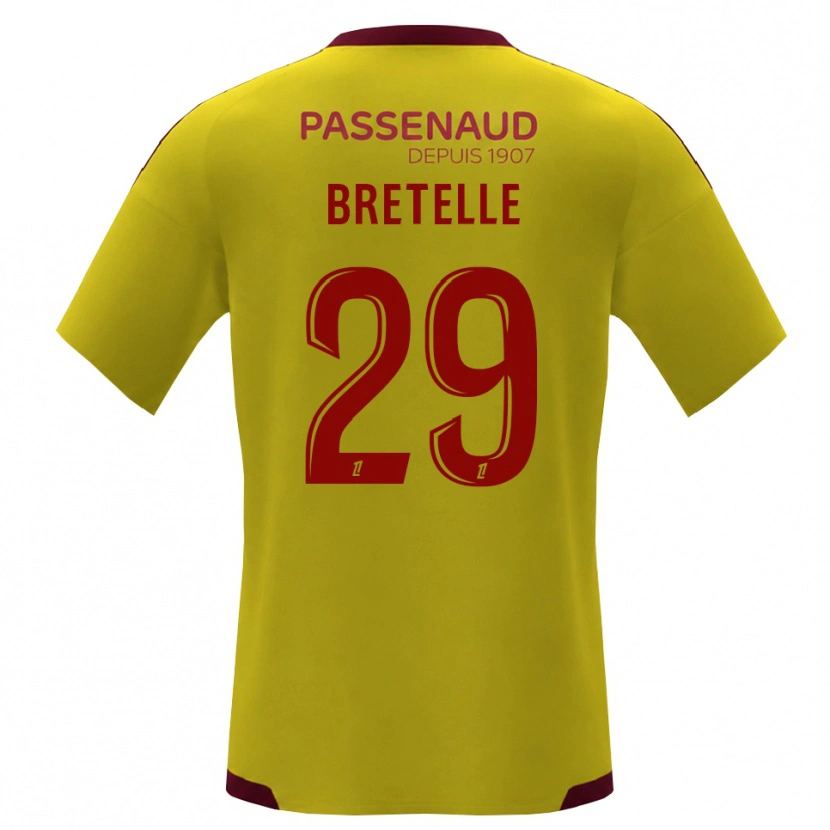 Danxen Men Lucas Bretelle #29 Yellow Red Green Away Jersey 2026/27 T-Shirt