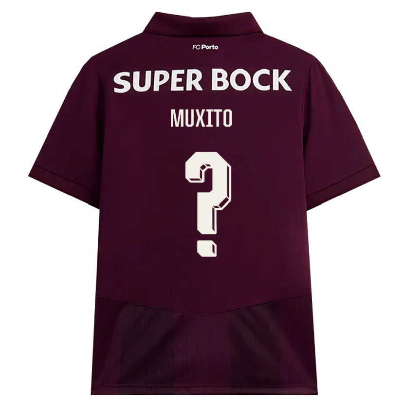 Danxen Men Domingos Muxito #0 Burgundy White Away Jersey 2026/27 T-Shirt