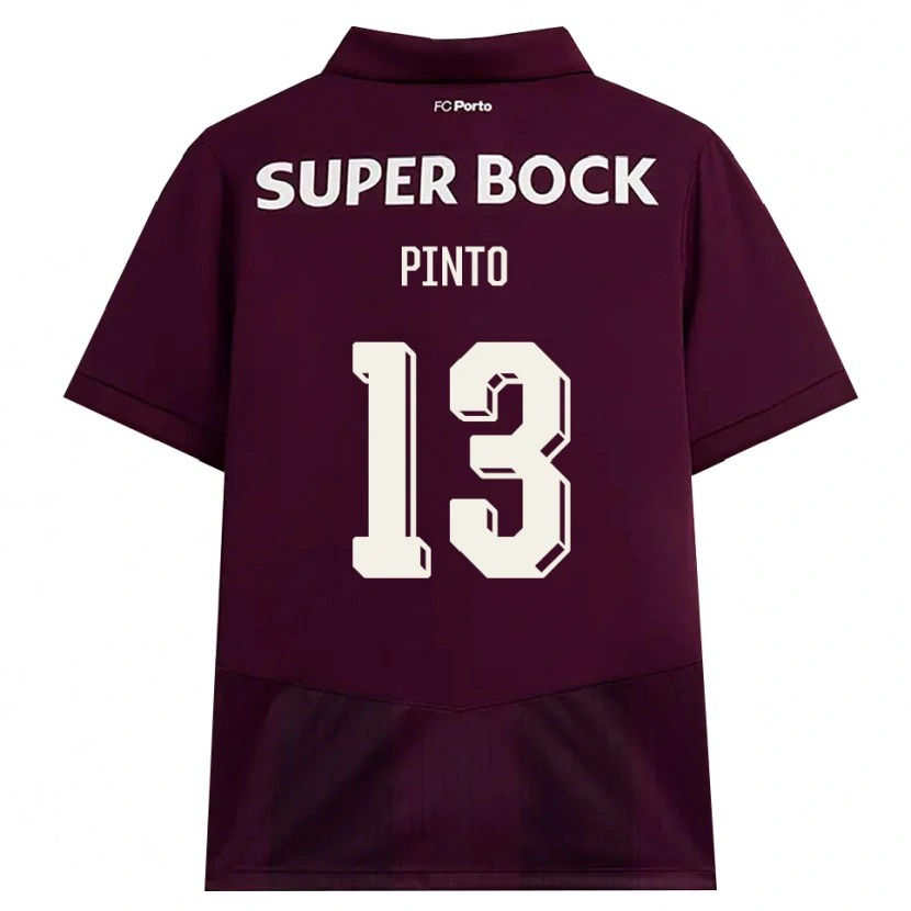 Danxen Men João Pinto #13 Burgundy White Away Jersey 2026/27 T-Shirt