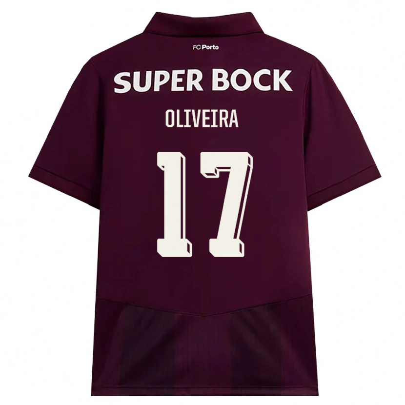 Danxen Men Rodrigo Oliveira #17 Burgundy White Away Jersey 2026/27 T-Shirt