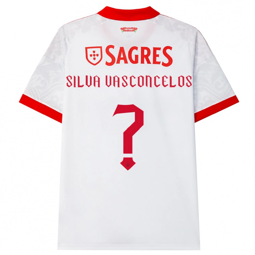 Danxen Men Martim Silva Vasconcelos #0 White Red Yellow Away Jersey 2026/27 T-Shirt